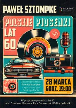 Włocławek Wydarzenie Koncert Paweł Sztompke: Polskie Piosenki lat '60