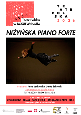 Brześć Kujawski Wydarzenie Spektakl "NIŻYŃSKA PIANO FORTE" - TEATR POLSKA 2026