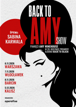 Włocławek Wydarzenie Koncert Back to Amy Show - Pamięci Amy Winehouse